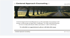 Desktop Screenshot of centeredapproach.com