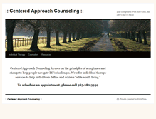 Tablet Screenshot of centeredapproach.com